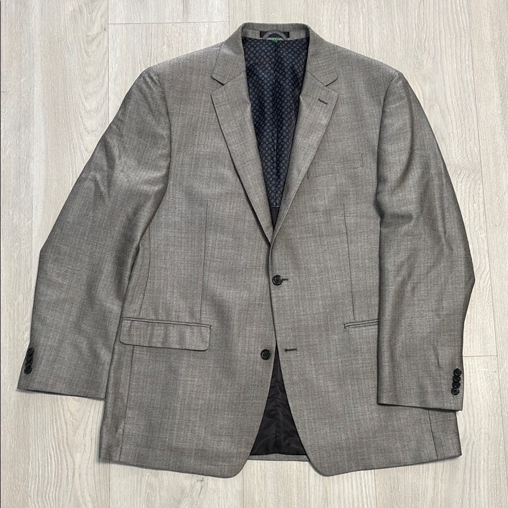 🔥BUNDLESALE Mens 44L MICHAEL Michael Kors Silk & Wool Gray Blazer Sports Coat